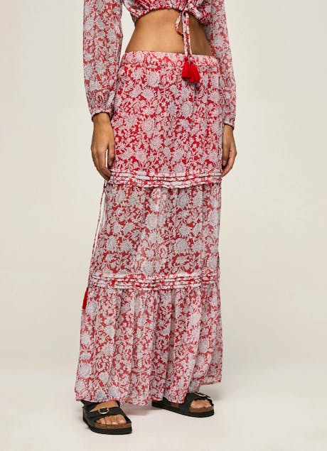 PEPE JEANS - Floral Printed Skirt