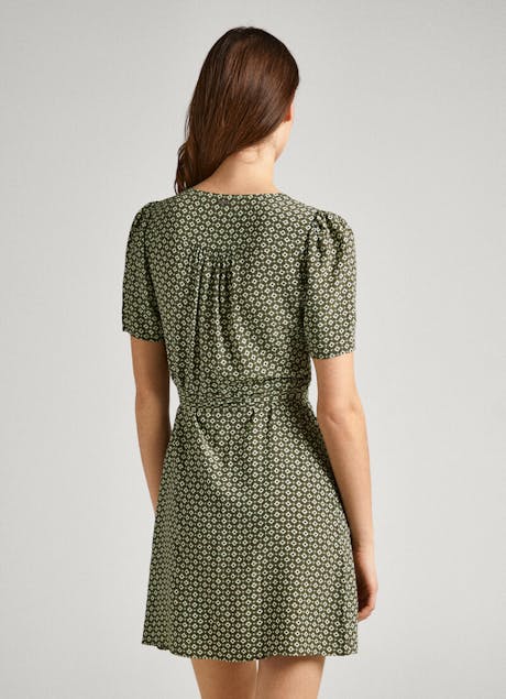 PEPE JEANS - Geometric Funia Print Dress