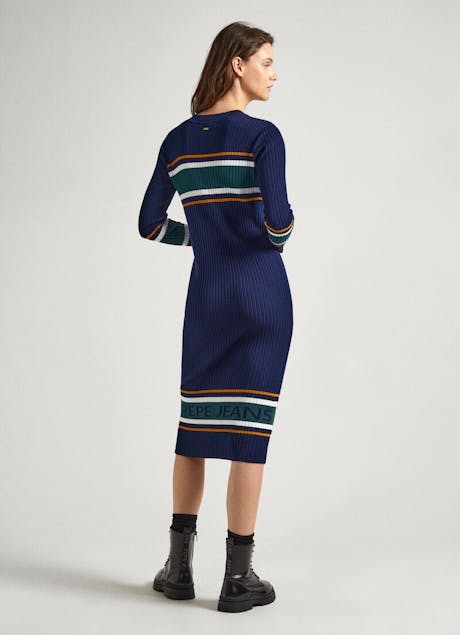 PEPE JEANS - Ribbed Knit Dress