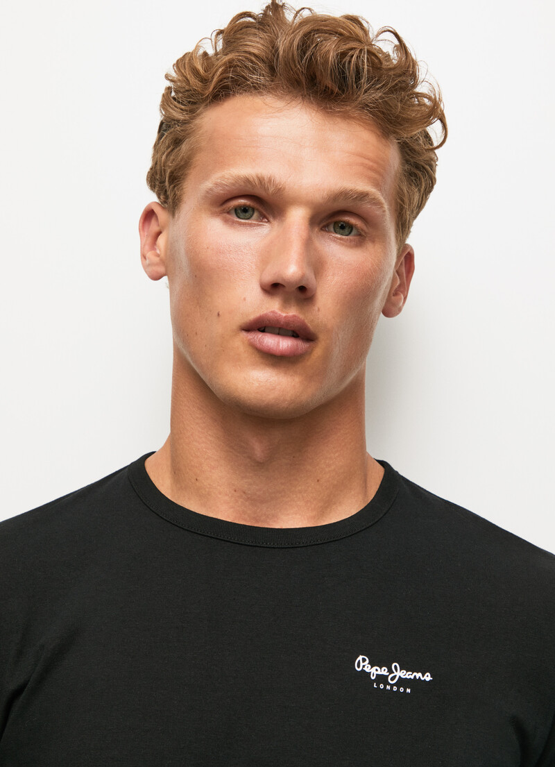 PEPE JEANS - Long Sleeve Cotton T-shirt