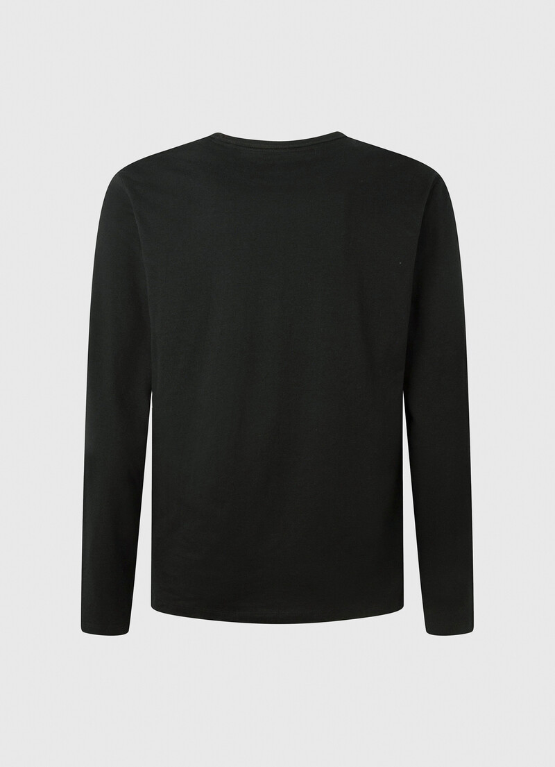 PEPE JEANS - Long Sleeve Cotton T-shirt