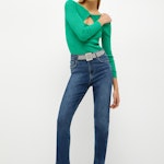 Cropped Bottom Up jeans