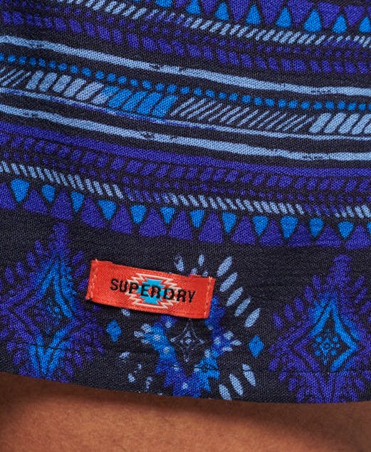 SUPERDRY - D2 Ovin Vintage Notch Neck Mini Dress