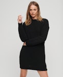 D2 Ovin Textured Knit Crew Dress