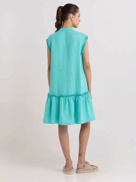 REPLAY - Linen Dress With Frill