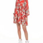 Floral Dress With Frill
