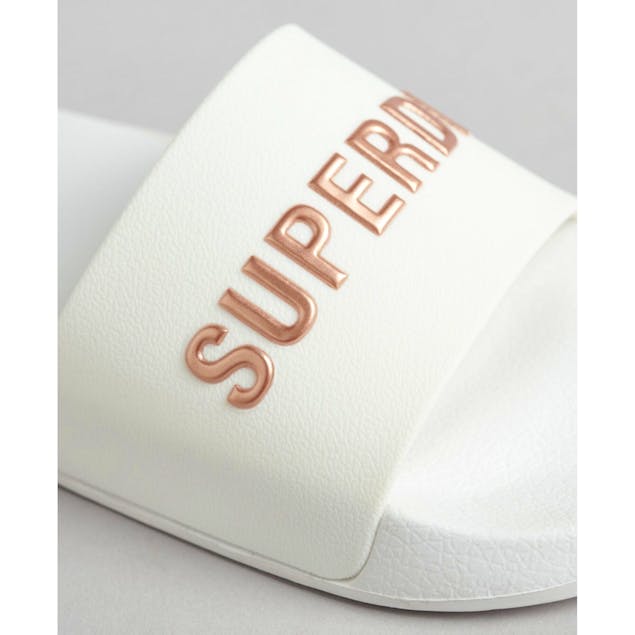 SUPERDRY - Code Logo Vegan Pool Slides