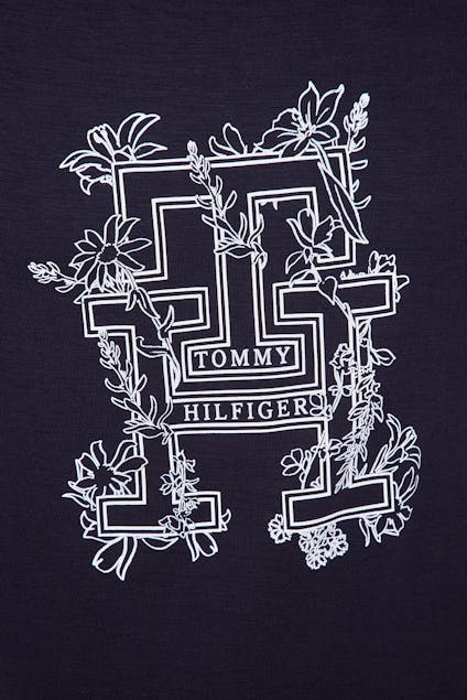 TOMMY HILFIGER - Reg Imd Floral Hd Print C-Nk Ss