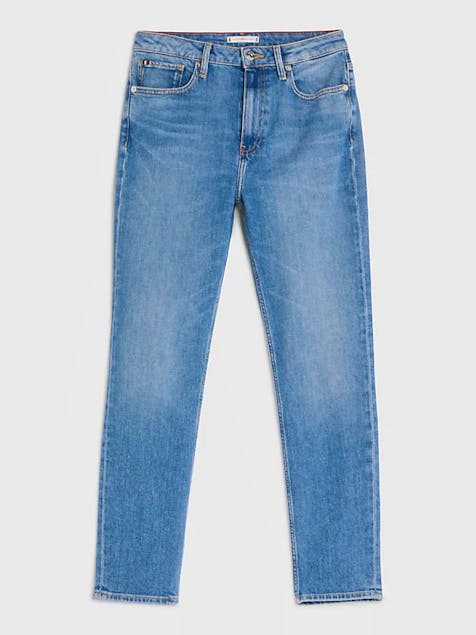 TOMMY HILFIGER - High Rise Slim Straight Jeans