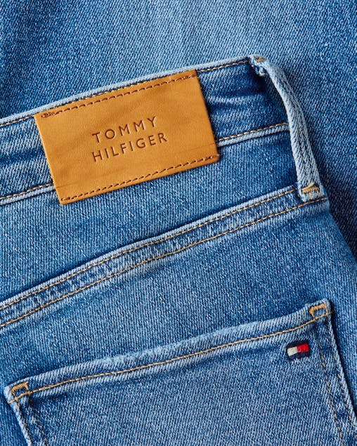 TOMMY HILFIGER - Hise Rise Bootcut Faded Jeans