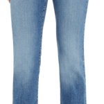 Hise Rise Bootcut Faded Jeans