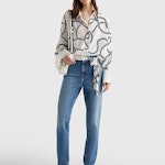 Rope Print Relaxed Fit Shirt