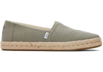 Recycled Cotton Slubby Woven Alrope Espadrille