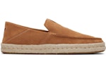 Alonso Suede Tan Rope Sole Espadrilles