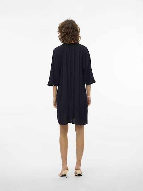 VERO MODA - Janni 3/4 Tie Neck Short Dress