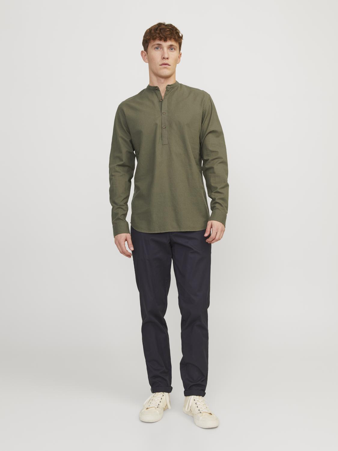 JACK & JONES - Summer Tunic Linen Blend Shirt