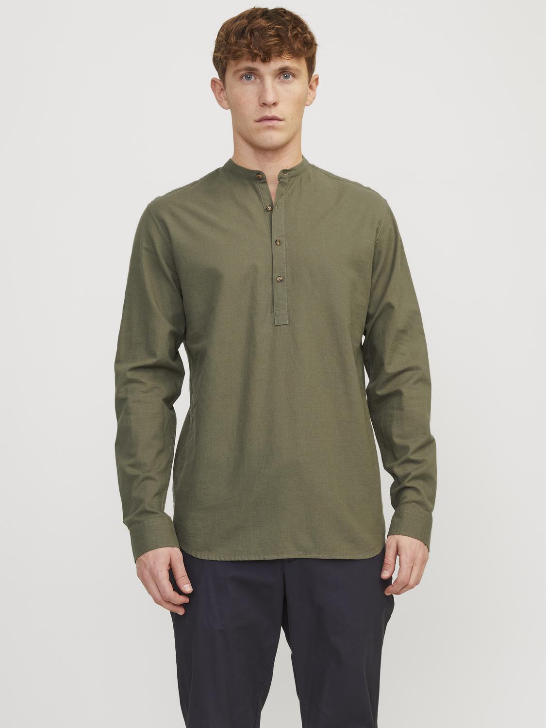 JACK & JONES - Summer Tunic Linen Blend Shirt