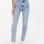 Straight Fit High Waist Jeans