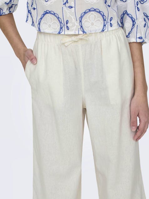 ONLY - Caro Linen Pull-Up Pant