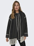 Elba Scallop Edge Scarf Coat