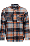 Relaxed Fit Yarn-Dyed Fleece Overshirt