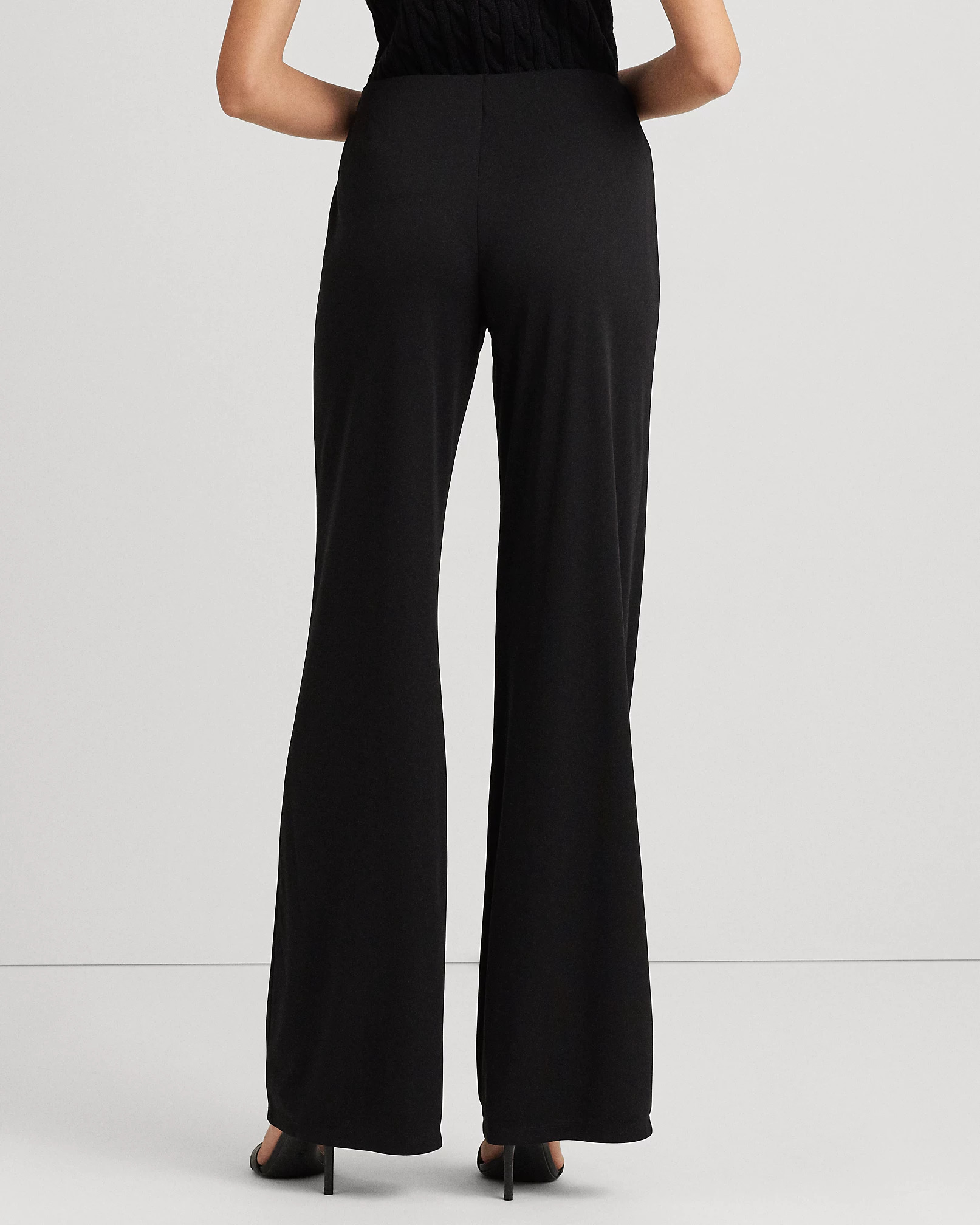 LAUREN RALPH LAUREN - Stretch Jersey Wide-Leg Trousers