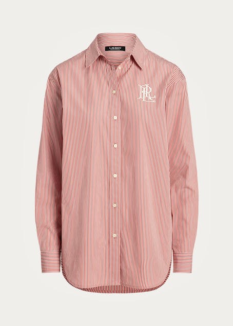 LAUREN RALPH LAUREN - Striped Cotton Broadcloth Shirt