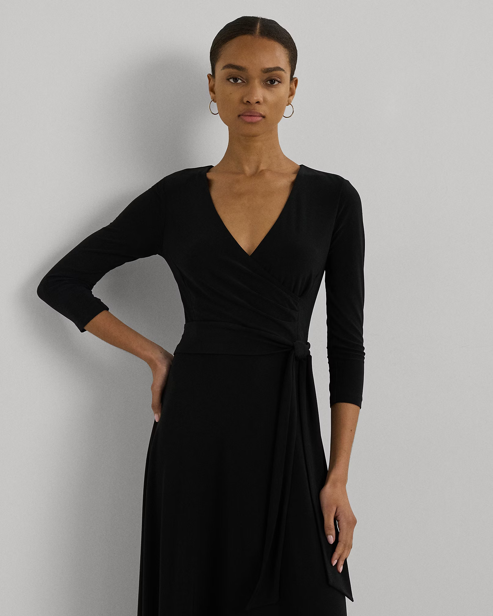 LAUREN RALPH LAUREN - Surplice Jersey Dress