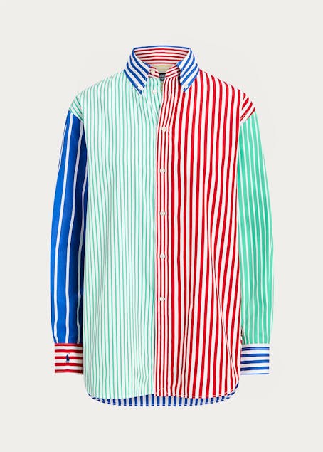 POLO RALPH LAUREN - Oversize Striped Cotton Fun Shirt