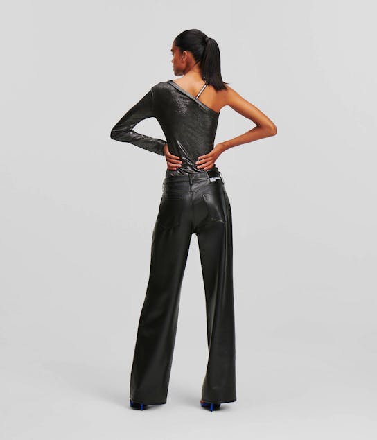 KARL JEANS - Faux-Leather Trousers