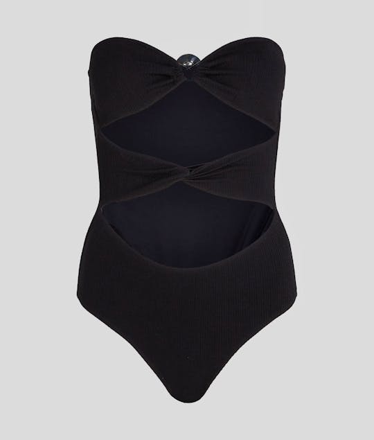 KARL LAGERFELD - Charm Strapless Swimsuit