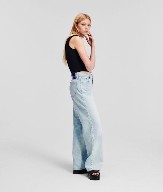 KARL JEANS - Mid-Rise Relaxed Jeans