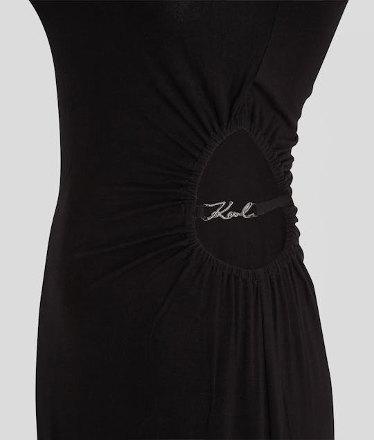 KARL LAGERFELD - One Shoulder Maxi Dress