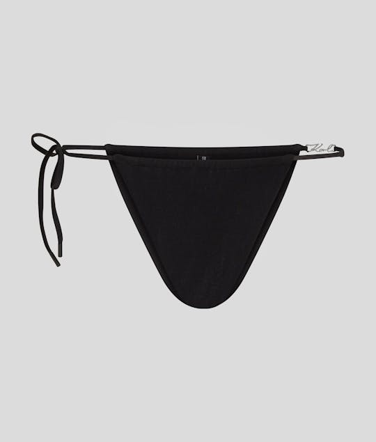 KARL LAGERFELD - Shiny String Bikini Bottoms