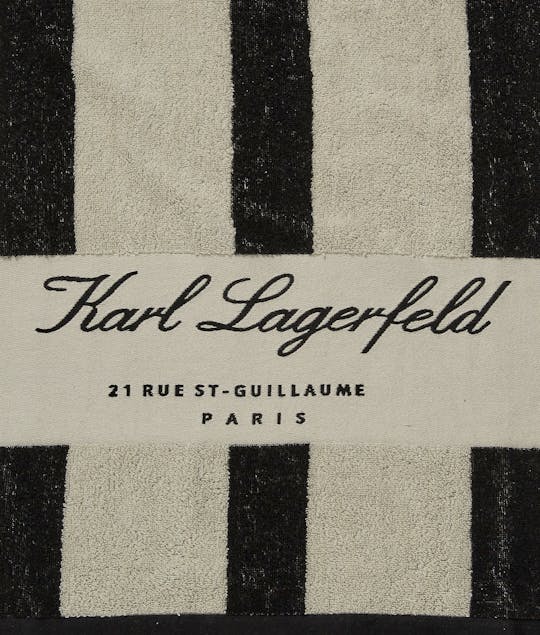 KARL LAGERFELD - Striped Beach Towel
