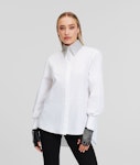 Essential Rhinestone Collar Shirt