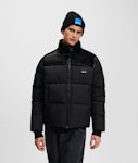 Mix Material Puffer Jacket