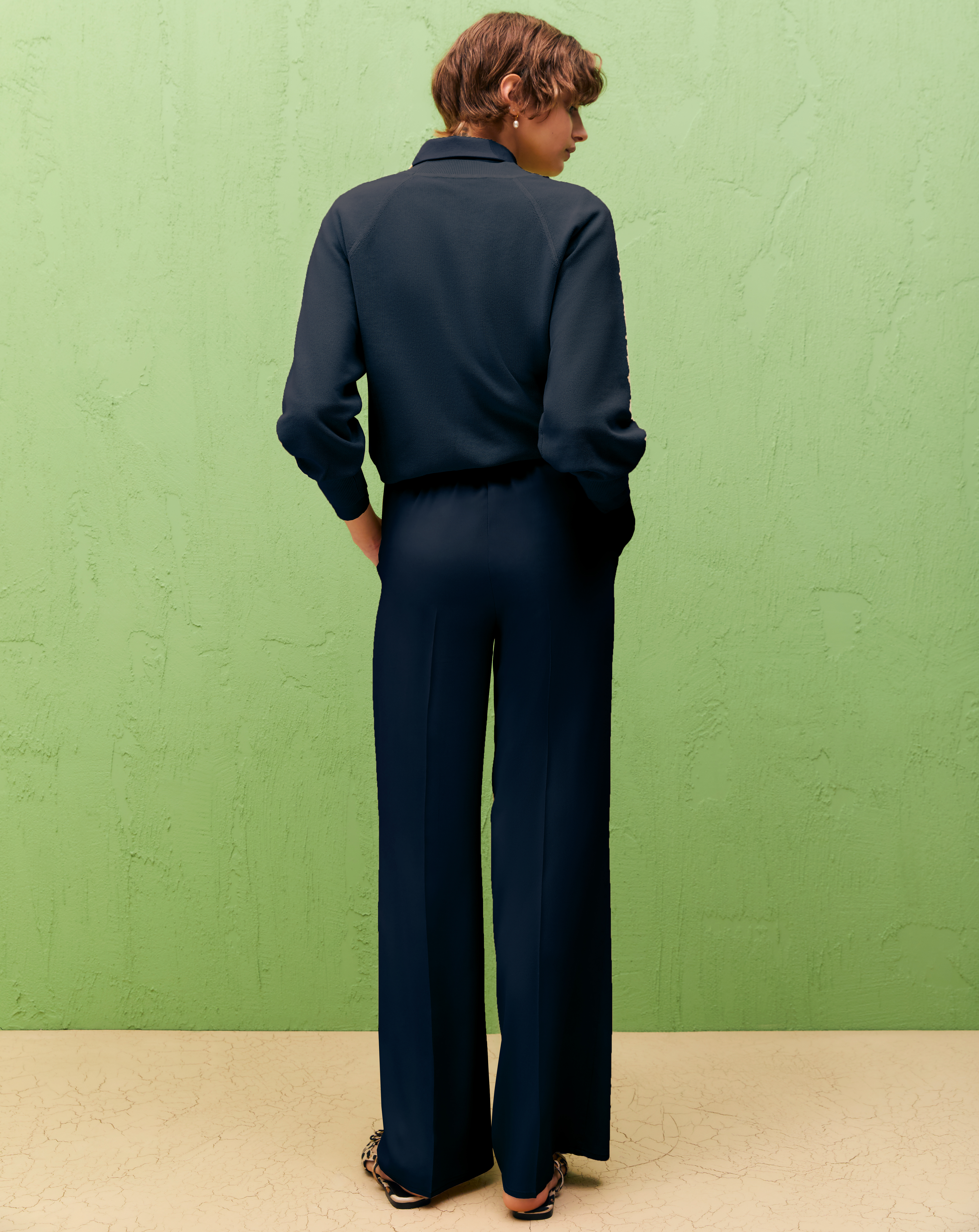 BEATRICE - Satin Pants Straight Fit