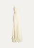 LAUREN RALPH LAUREN - Chevron Linen-Blend Sleeveless Gown
