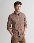 Reg Light Twill Gingham Shirt