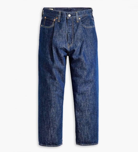 LEVI'S - Loose Pleated Crop Dark Indigo Jeans