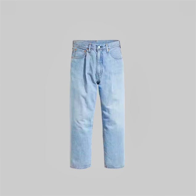 LEVI'S - Loose Pleated Crop Light Indigo Jeans