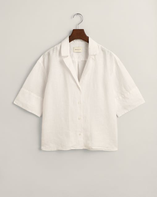 GANT - Relaxed Fit Linen Short Sleeve Shirt