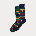 Repp Stripes Crew Sock 2 Pack