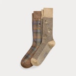 Patterned Trouser Sock 2-Pack