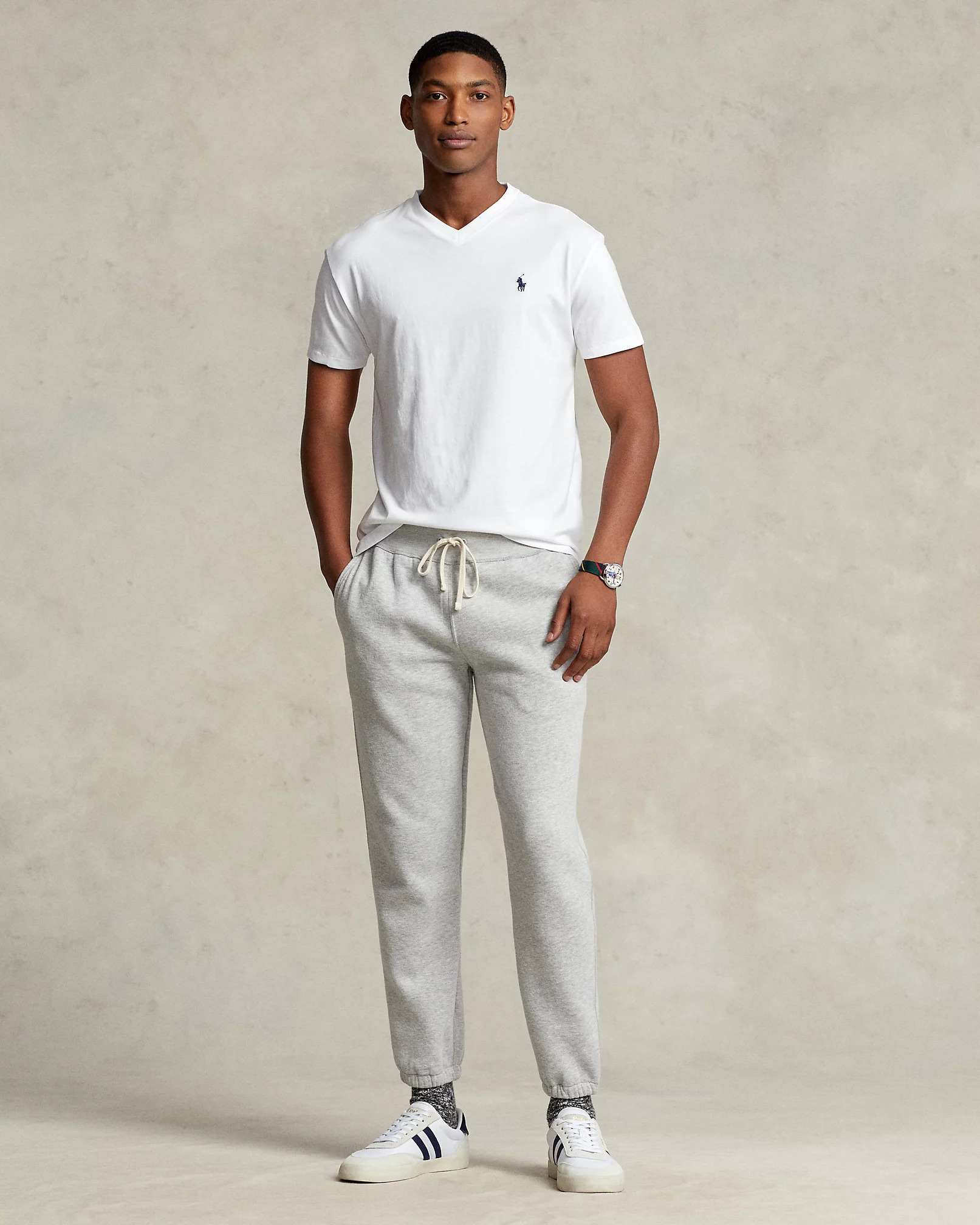 POLO RALPH LAUREN - Classic Fit Jersey V-Neck T-Shirt