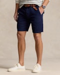 Classic Fit Linen-Cotton Shorts