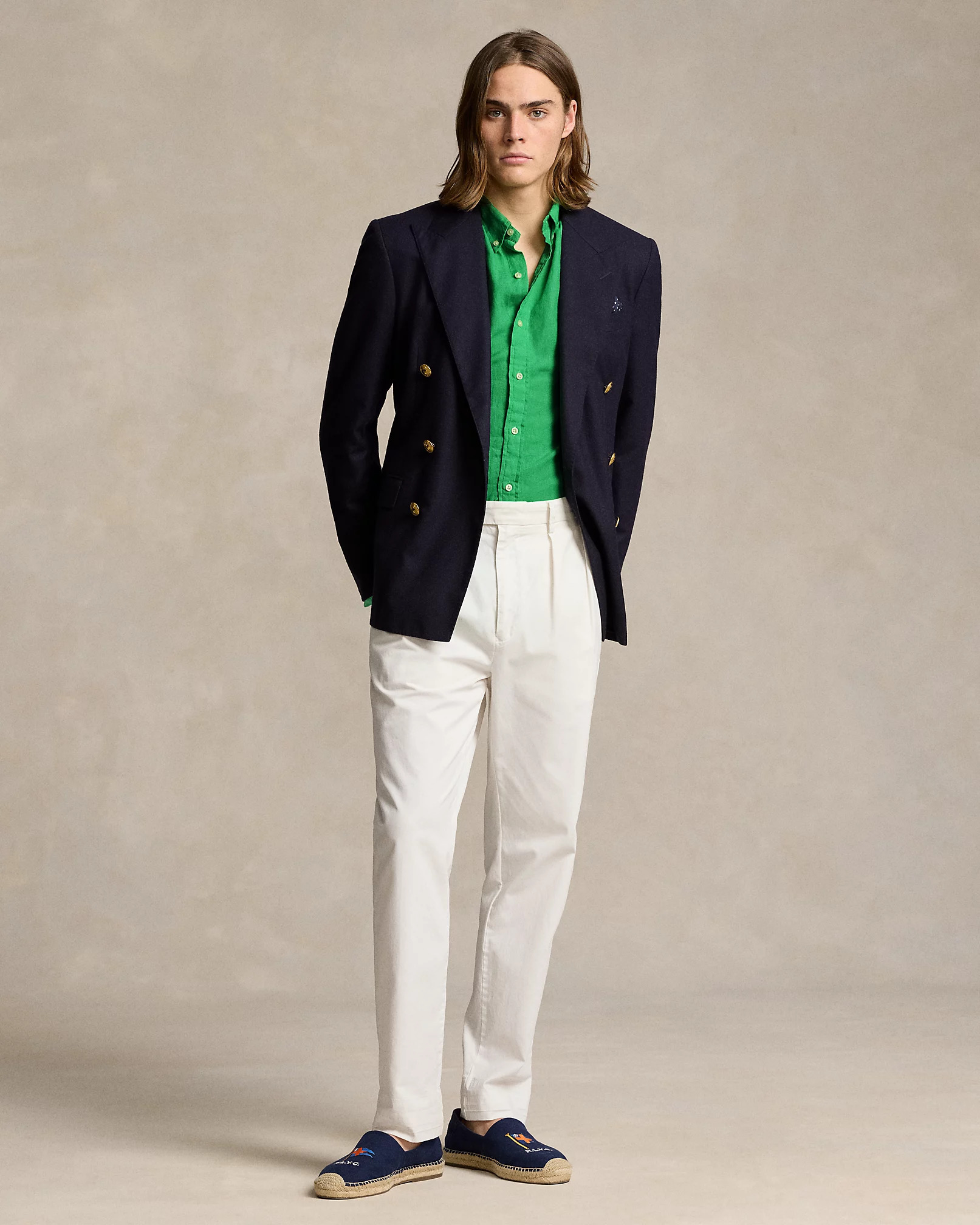 POLO RALPH LAUREN - Slim Fit Linen Shirt