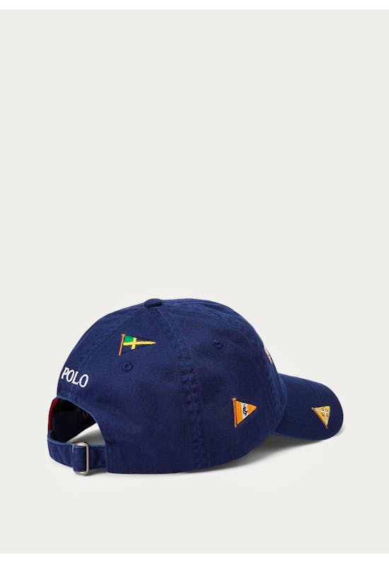 Nautical Embroidered Twill Ball Cap