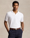 Classic Fit Stretch Mesh Polo Shirt